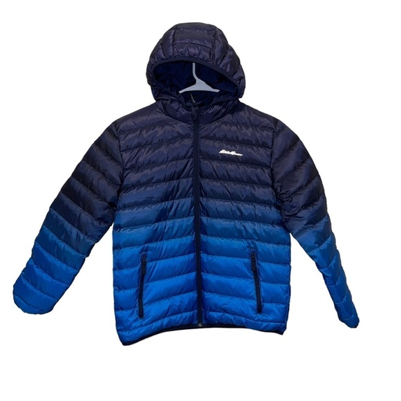 Eddie Bauer Boys Down Reversible Jacket Size L